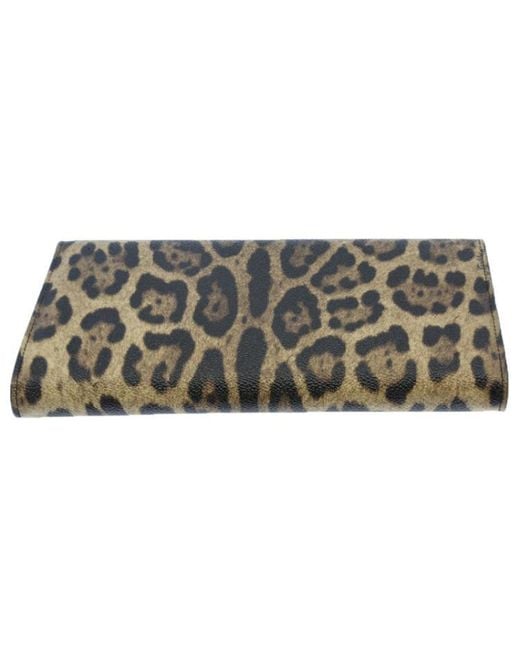 Dolce & Gabbana Multicolor Leopard Print Wallet