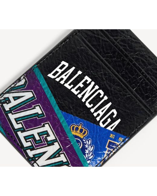 Balenciaga Black Magnetic Cash And Card Holder for men