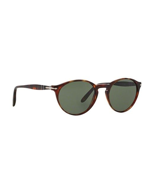 Persol Green Round Frame Sunglasses for men