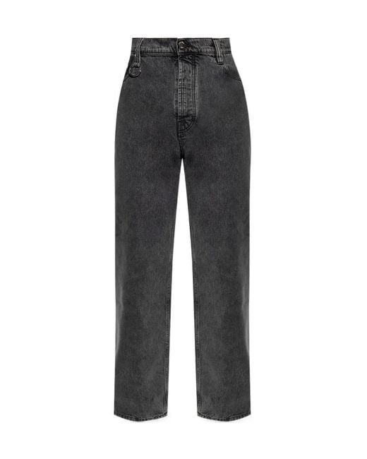 Etudes Studio Gray Études Studio District Mid-Rise Straight Leg Jeans for men