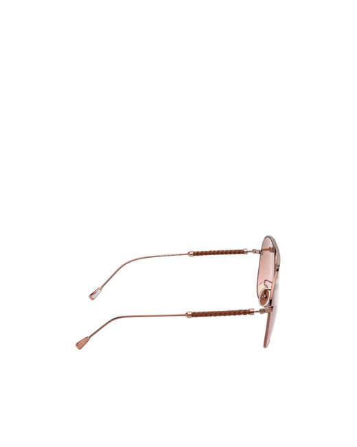 Tod's Pink Aviator Sunglasses
