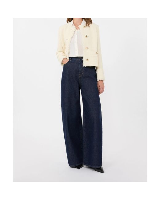 Weekend by Maxmara Natural Agami Single-Breasted Cropped Jacket