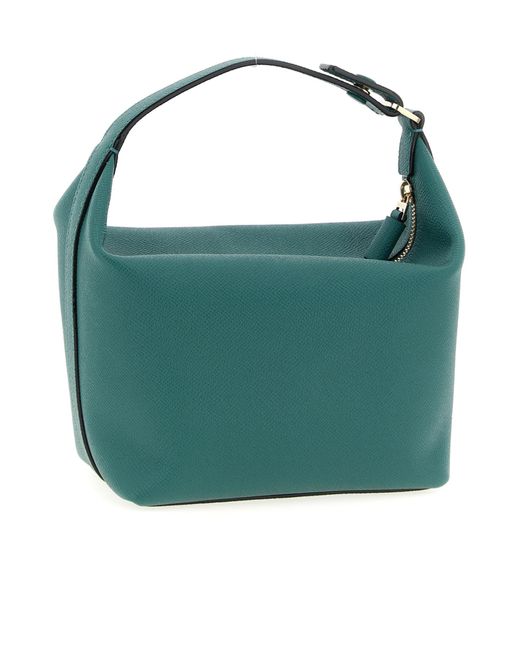 Valextra Green Mochi Mini Tote Bag