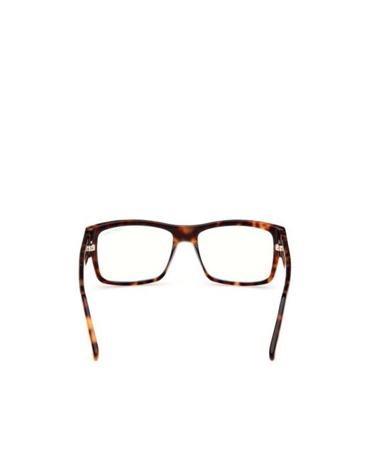 Tom Ford White Eyewear Square Frame Glasses for men