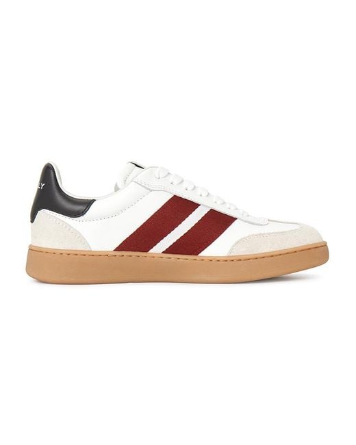 Bally Pink Lace-Up Sneakers