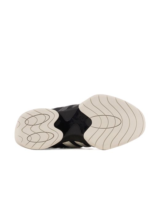 Y-3 Black Regu Lace-Up Sneakers for men