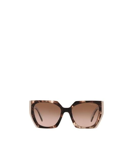Prada Pink Eyewear Cat-Eye Frame Sunglasses