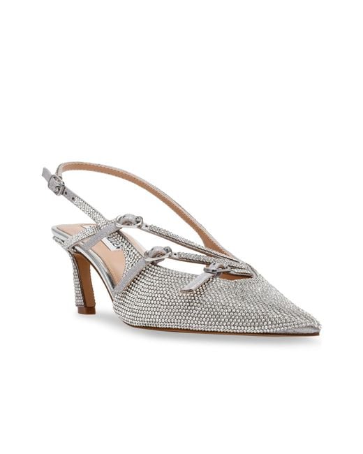Steve Madden White Pointed High Heels
