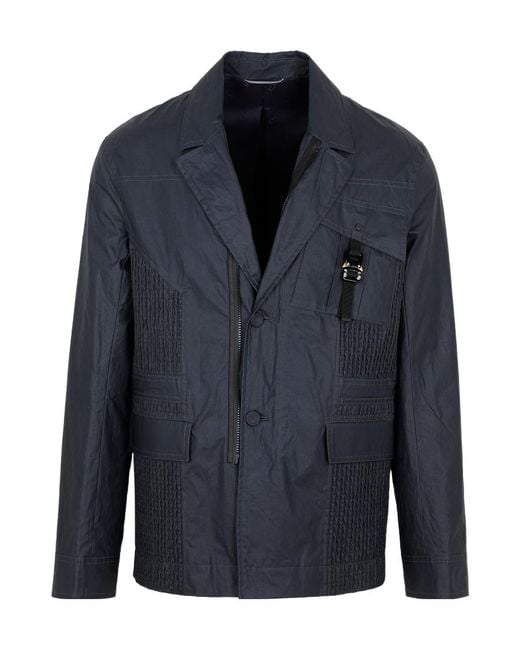 Dior Blue Homme Single-Breasted Blazer for men