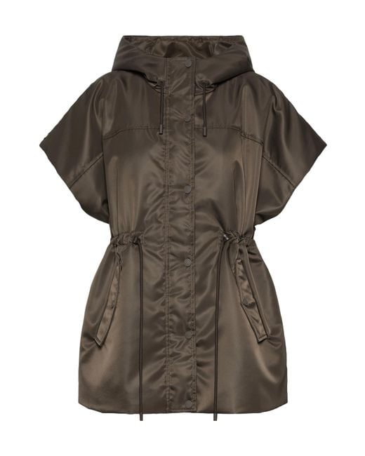 Weekend by Maxmara Green Quilted Padded Vest