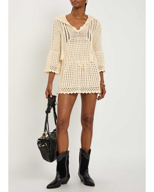Isabel Marant Natural Cotton Blend Dress