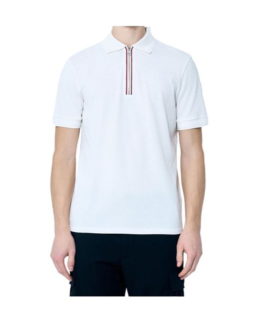 Moncler Natural Short-Sleeve Polo Shirt for men