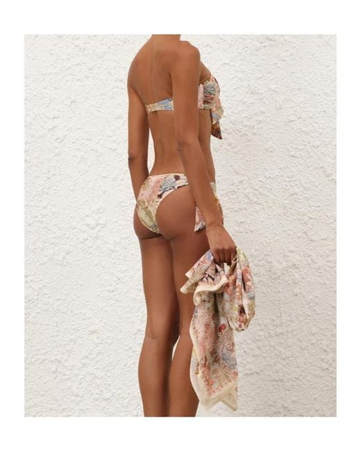 Zimmermann Pink Daylight Tie Bikini Bottoms