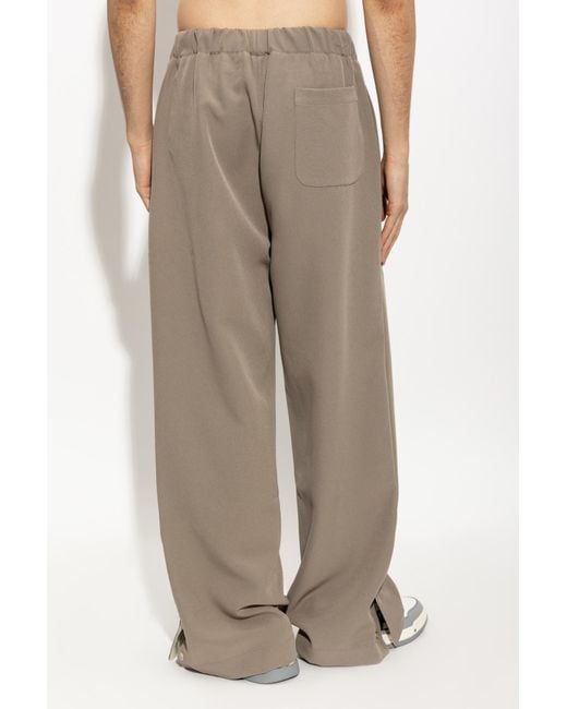 Amiri Gray Elastic Waistband Casual Pants for men
