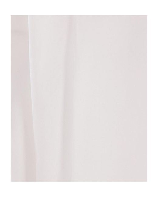 Auralee White Oversized Twill Shirt for men