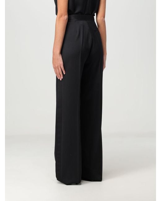 Semicouture Black Side Pocket Trousers