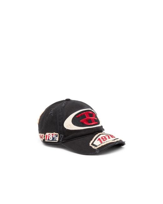 DIESEL White C-Braff Cap for men