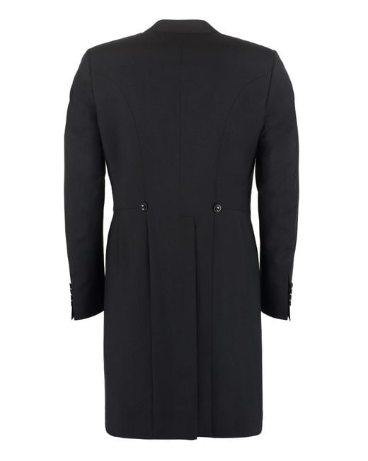 Canali Black Wool Tailored Jacket for men