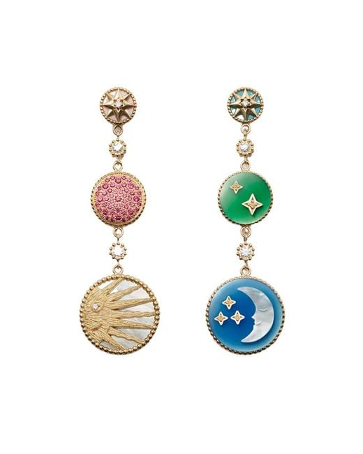Dior White Rose Céleste Earrings