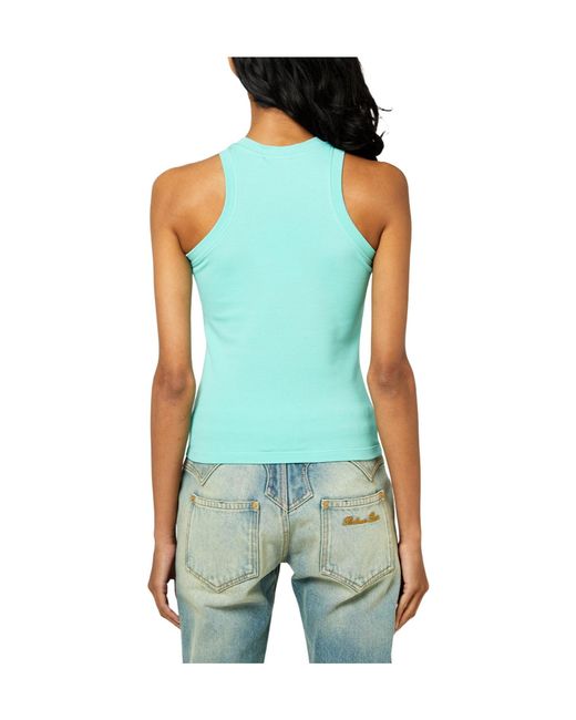 Balmain Blue Soft Tight Vest