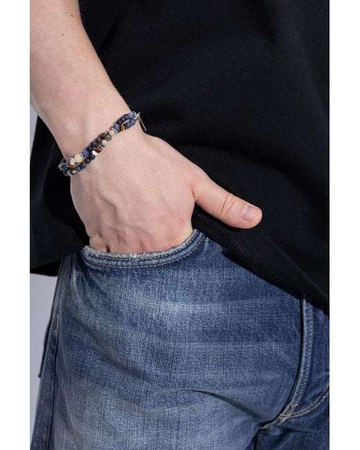 Isabel Marant Metallic Beaded Bracelet for men