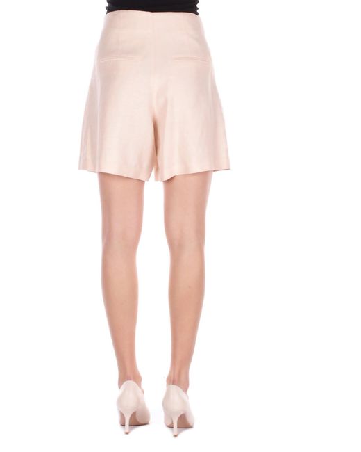 Blugirl Blumarine Pink Floral Pattern Shorts