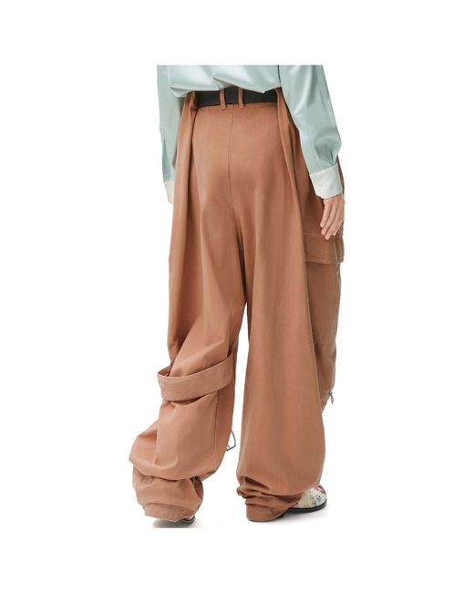 Loewe Brown Balloon Cargo Trousers