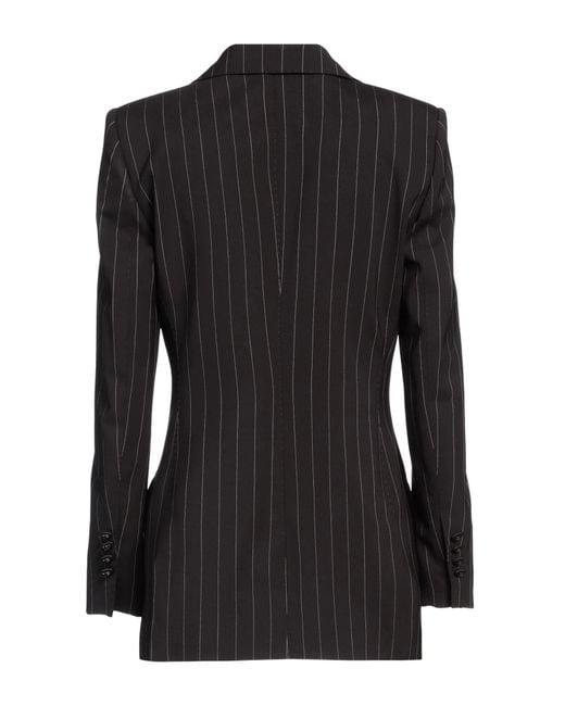 Dolce & Gabbana Black Pinstripe Blazer