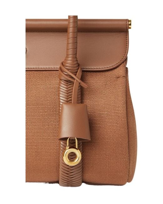 Loro Piana Brown Loom Bag L25