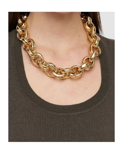 Joseph Metallic Chain-Link Necklace
