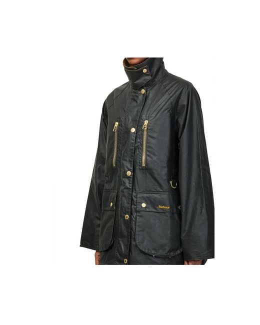 Barbour Black Argill Waxed Jacket