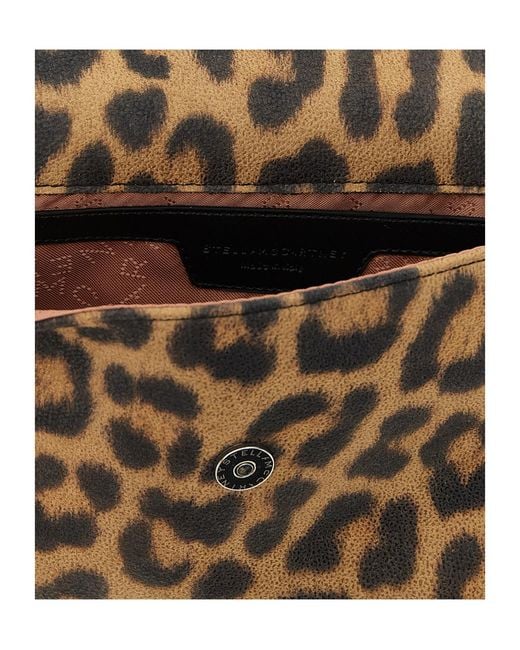 Stella McCartney Metallic Leopard-Printed Clutch Bag