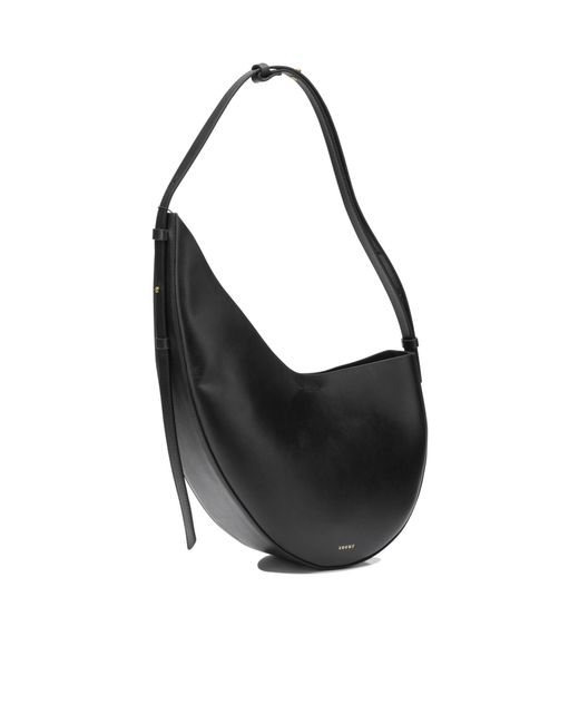 Soeur Black Asymmetrical Shoulder Bag
