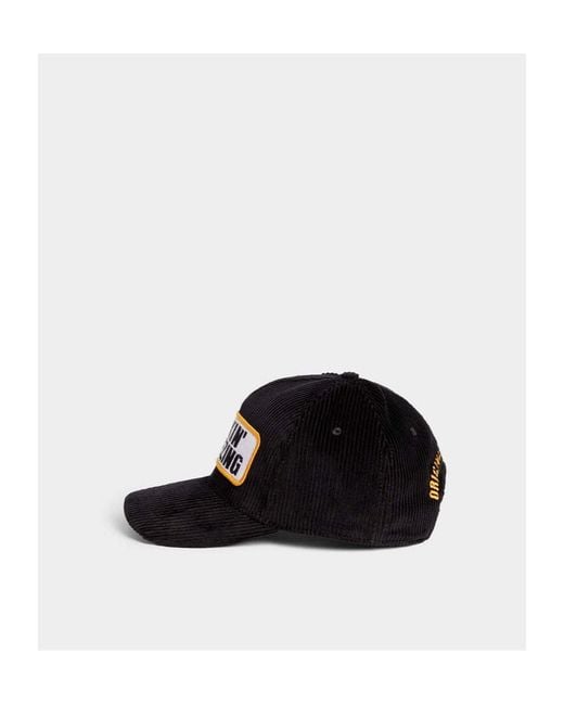 DSquared² Black Souvenir From Canada Baseball Cap for men