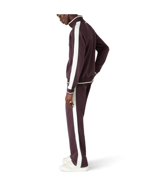 Casablanca Purple Quarter Zip Laurel Sweatshirt for men