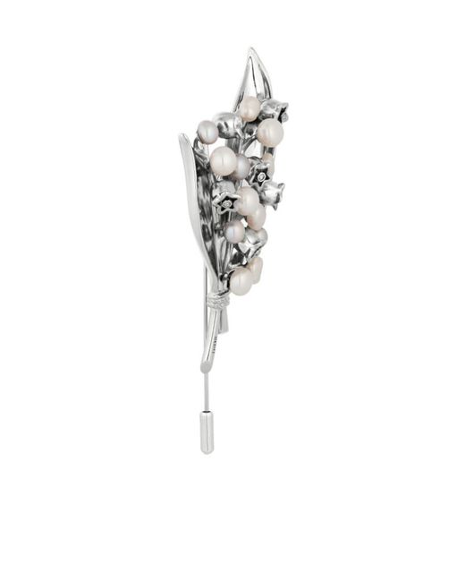 Dior White Lily Of The Valley Brooch for men