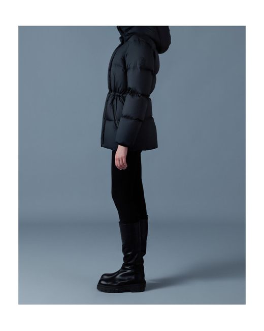 Mackage Black Long-Sleeved Down Jacket