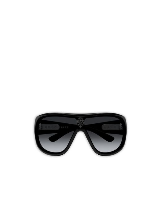 Gucci Black Eyewear Pilot Frame Sunglasses for men