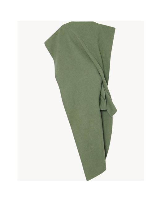 The Row Green Geometric Top