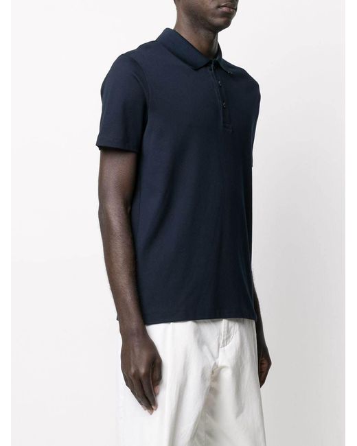 Paul & Shark Blue Logo Patch Polo Shirt for men
