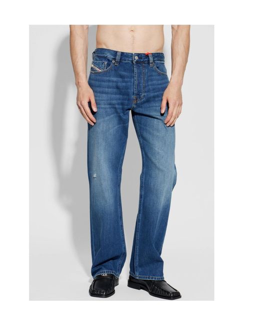 DIESEL Blue 1980 D Eeper Straight-Leg Jeans for men
