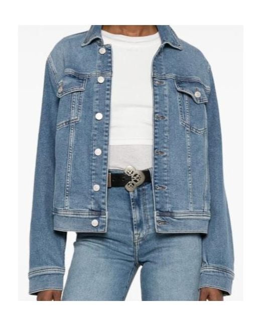 Blue Seven Blue Adi Trucker Jacket