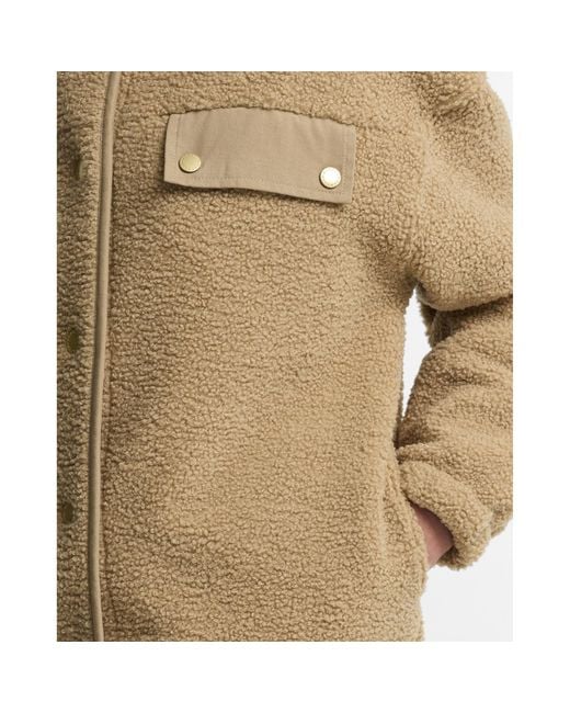Barbour Natural Cropped Standcollar Sherpa Jacket