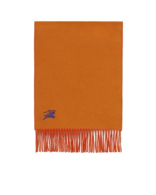 Burberry Red Reversible Cashmere Scarf for men