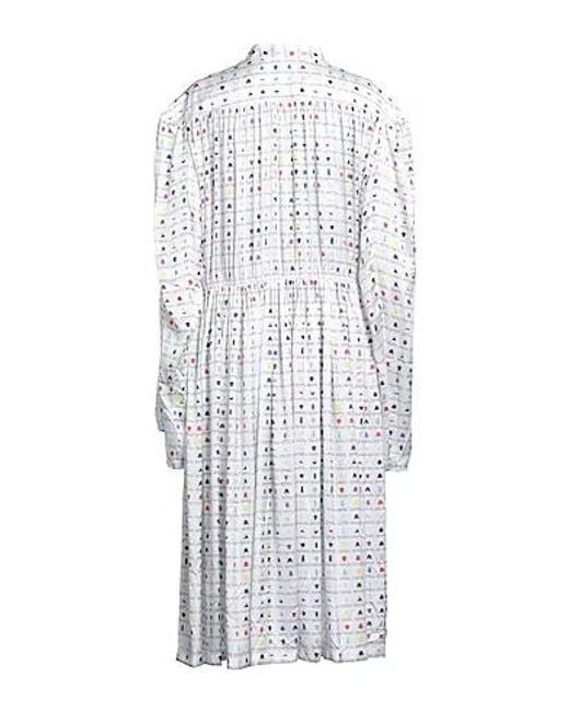 Balenciaga White Midi Dresses