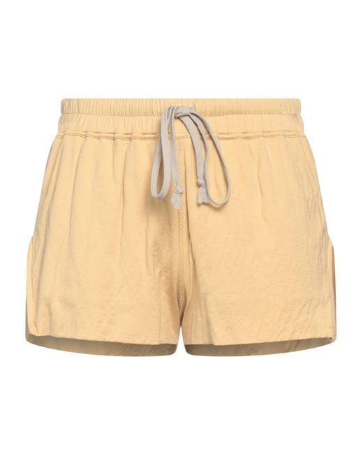 Rick Owens Natural Solid-Color Shorts