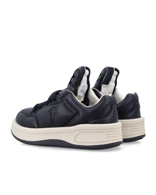 CONVERSE X DRKSHDW Blue Rick Owens Drkshdw Lace-Up Sneakers for men