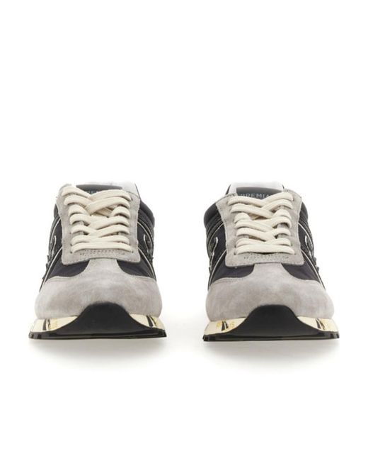 Premiata Multicolor Logo Sports Shoes