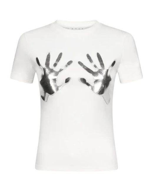 Area White Handprint T-Shirt