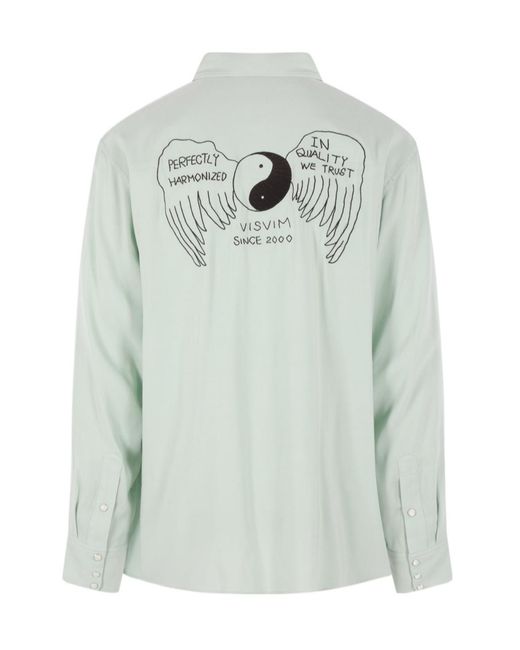 Visvim Green Long Sleeve Shirt for men